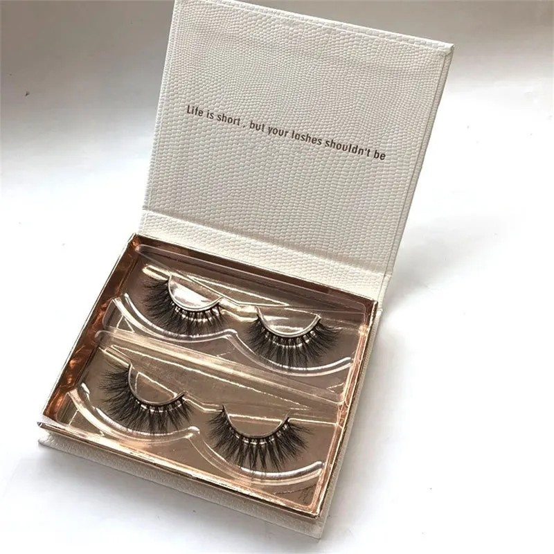 

false eyelashes 6d strip lashes pbt fiber custom eyelash packaging
