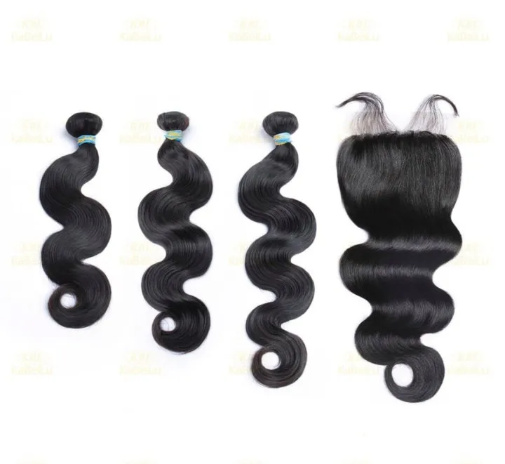 

KBL free shipping 50% off raw virgin cuticle aligned mink brazilian hair vendors body wave human hair weave bundles with closure, Natural color