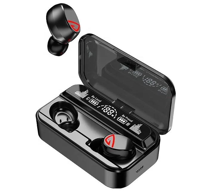 

SKY-5 Low Latency Tws Wireless Earphones Headset In-Ear With Powerbank Microphone For Gaming And Music, Black,white
