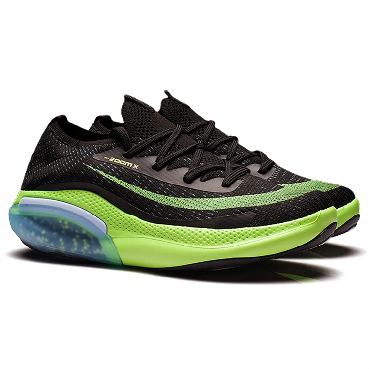 

2021 winter new arrivals basketball sneakers custom air run shoe basketball shoes for men, Black/white;green;white;all black