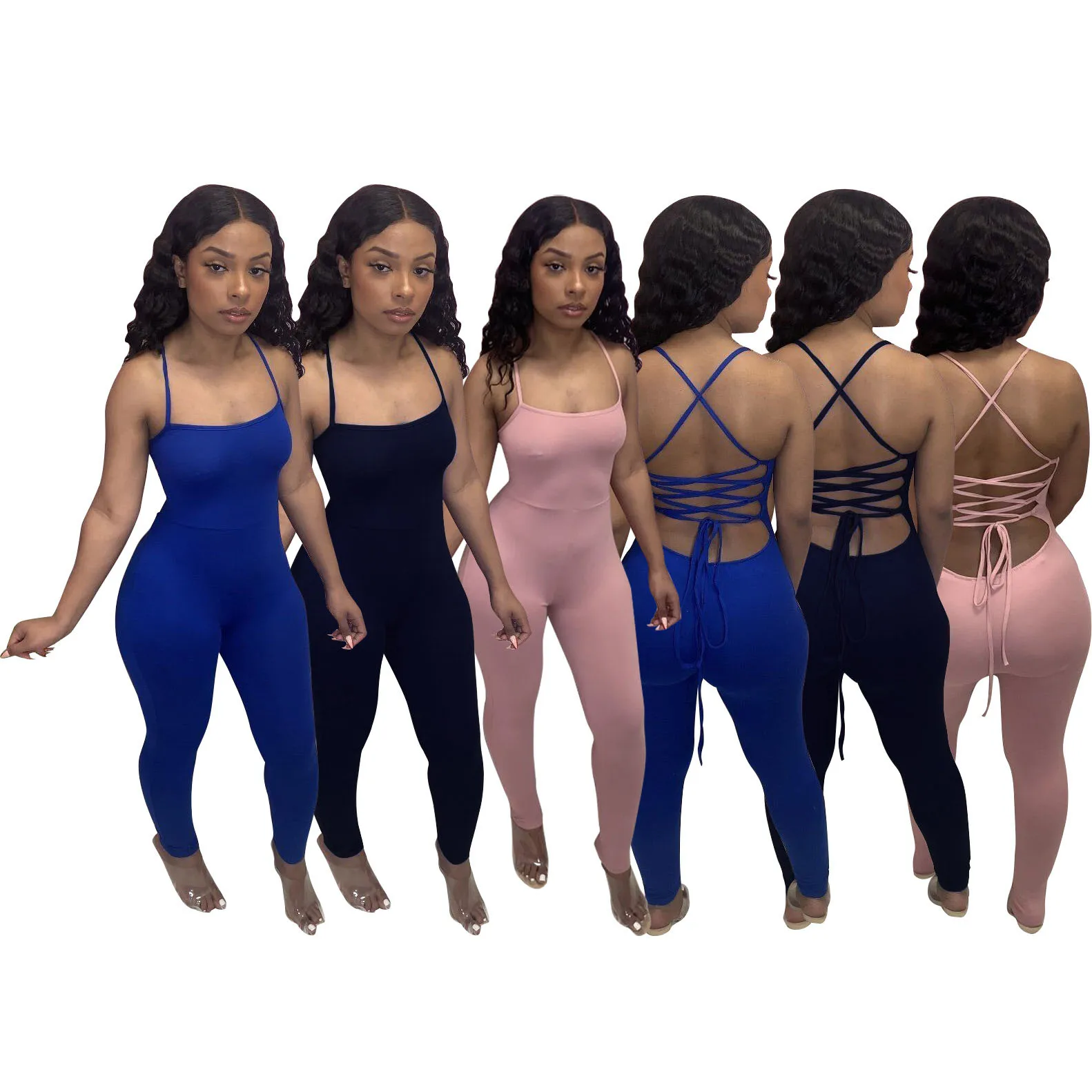 

2021 New Arrivals Women Summer Jumpsuits One Piece Bodycon Jumpsuit Women Ladies Sexy Jumpsuits And Rompers