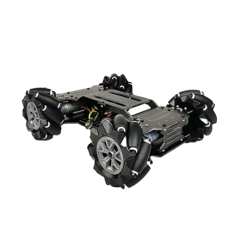 
Mecanum wheel chassis Four-wheel landing 4WD Suspension smart car Omni-directional movement ROS robot Raspberry Robots 