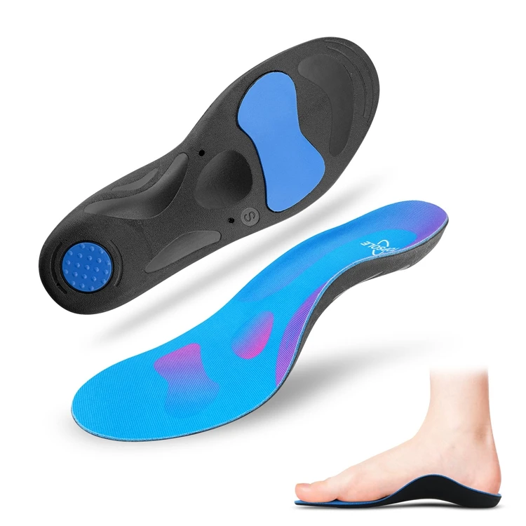 

Wholesale Flat Feet Sport Foot Healthy Gel Wide High Arch Orthotic Insoles