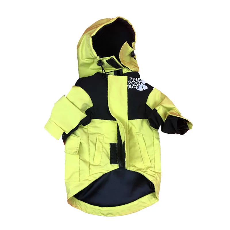 

Autumn Winter Dog Clothing Teddy Schnauzer Dog Down Jacket Two Layer Windproof Jacket, Red,yellow,beige