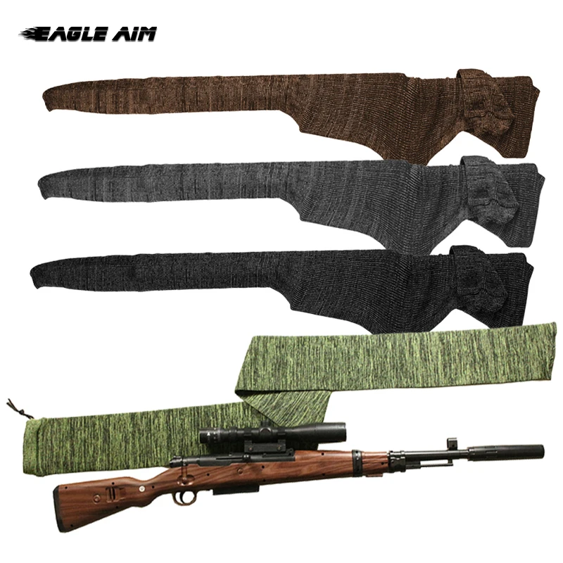 

140cm Rifle Gun Sock Case Knit Gun Holster Protection For Hunting Accessories