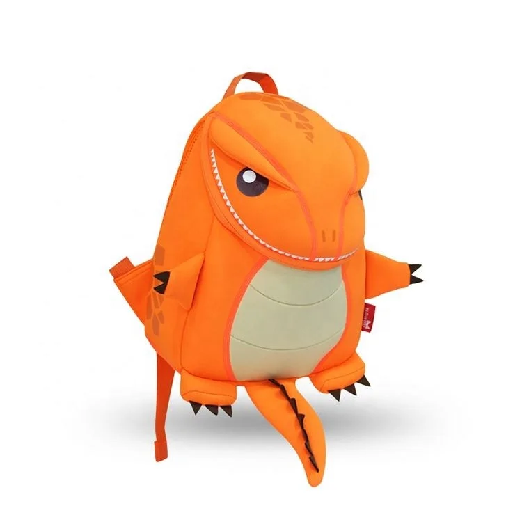

dropshipping neoprene made of cool big dragon pattern animal children's school bag
