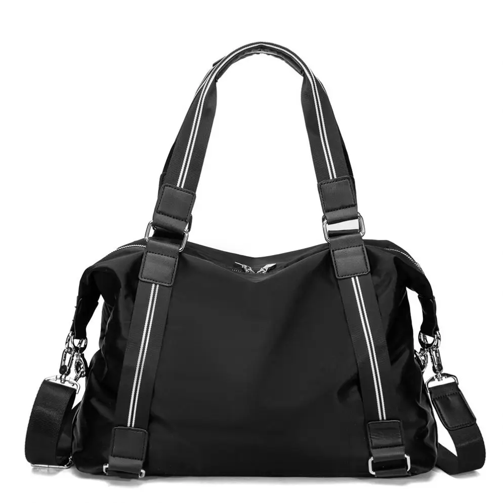 

Large Capacity Outdoor Weekend Travel Bag, Black/customized