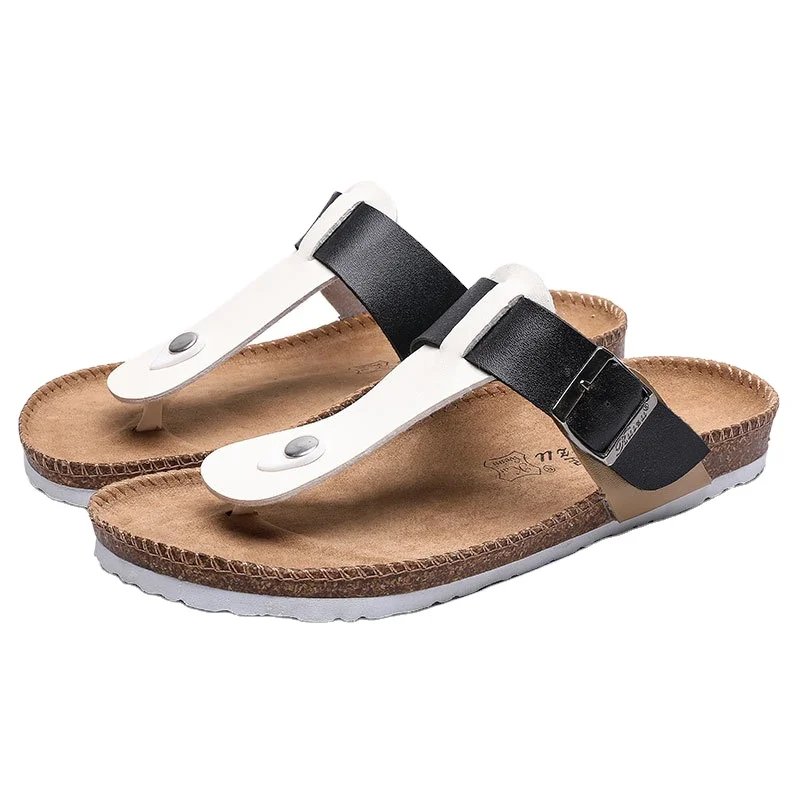 

New style Good looking flip flops men light weight anti-slip high-end beach slippers Large size