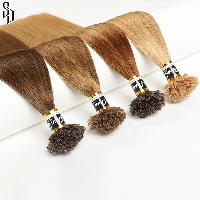 

keratin bond u tip 22inches human hair vendors keratin u tip individual beads remy hair Wholesale bone straight u tip hair