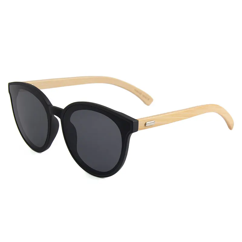 

Wholesale Promotion Custom Engraved Mens Women Mirror Plastic Bamboo Temple Wooden Sun Glasses Sunglasses 2019, Custom colors