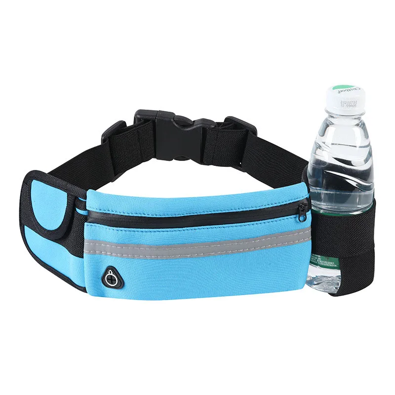 

Reflective Fanny Packs Waterproof Outdoor Sports Waist Bag Cup Running Hiking Gym Pouch Crossbody