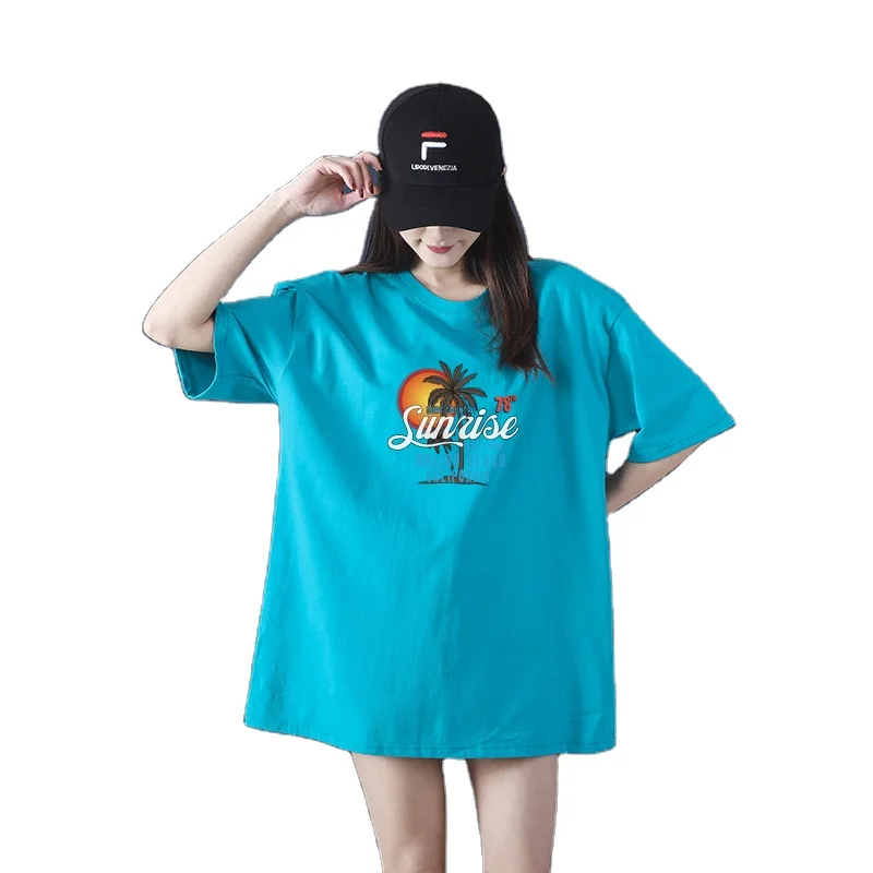 

solid casual plain dyed short sleeve print custom unisex apparel mens t-shirts 2021