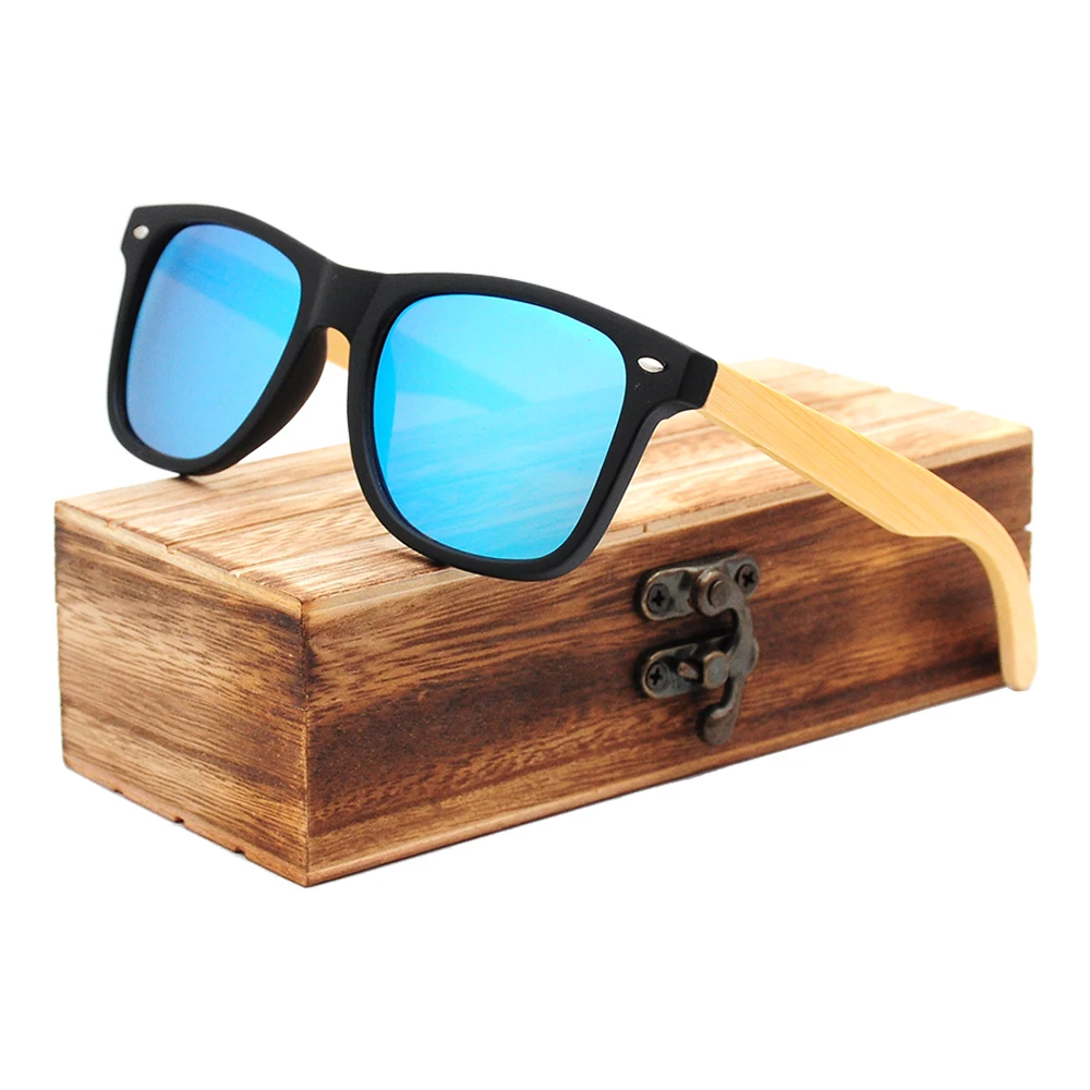

Kacamata pc frame bamboo mirror sun glasses custom logo cheap polarized sunglasses man