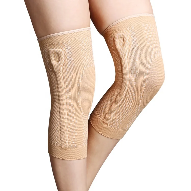 

Best top selling Amazon breathable and comfortable kneepad high quality soft elastic knee bracket, Skin colour