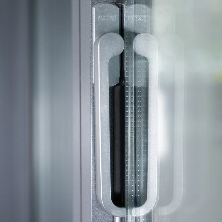 Soundproof Aluminium Glass Folding Doors , Sunscreen Interior Sliding Windows