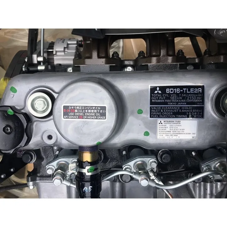 6D16 TUR engine assy (4)