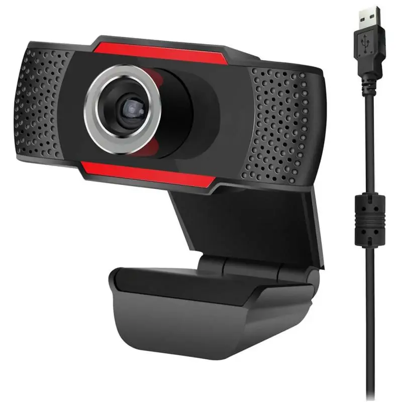 

2021 New USB Computer Webcam Full HD 720P 1080P Webcam Camera Digital Web Cam With Micphone For Laptop Desktop PC Tablet, Black
