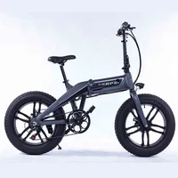 

Portable electric fat bike 350w 20inch folding fat tire ebike for sale