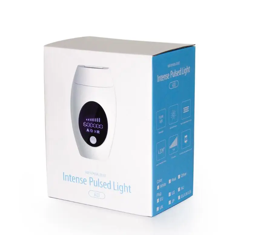 
Factory Direct sale 600000 flash At Home Permanent Depilator LCD Photoepilator Painless Machine IPL laser hair removal 