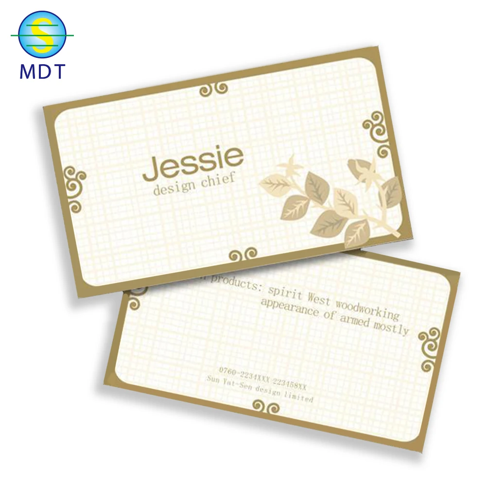 Mdt business card paper spot u