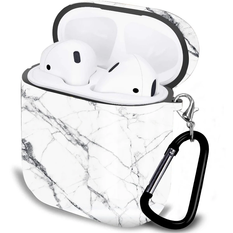 

Amazon Hot For Airpods Imd Case Cute Marble Case Cover With Keychain For Airpods 1 2, 29 designs