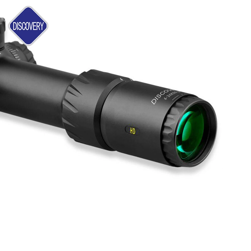 

DISCOVERY New RifleScope HD 4-24X50SFIR Zero stop 34mm Tactical Hunting Scope