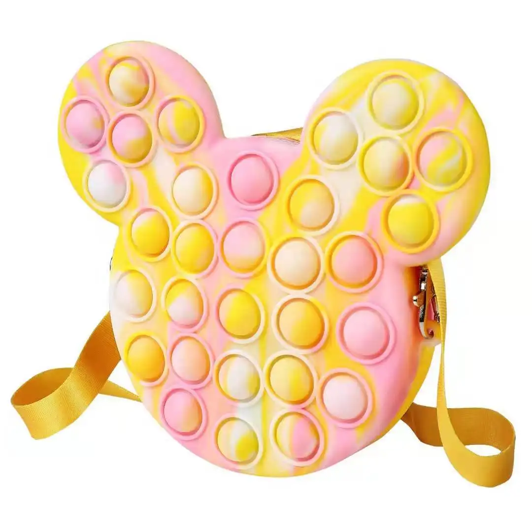

Popular new product fashion bag fingertip bubble puzzle decompression toy backpack