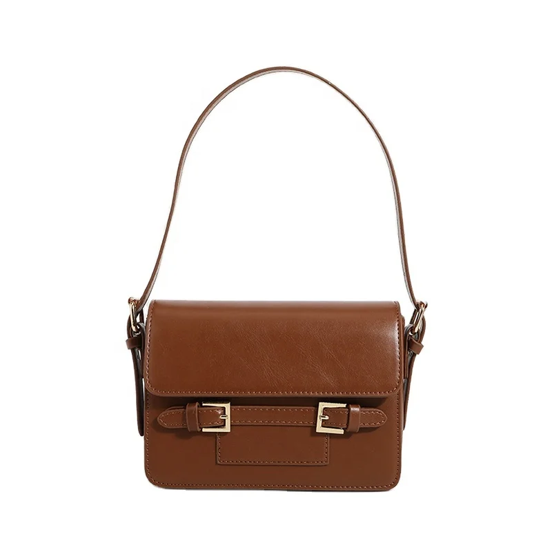 

2022 Trendy Designer Ladies Underarm Bags Casual Messenger Pu Leather Shoulder Bag
