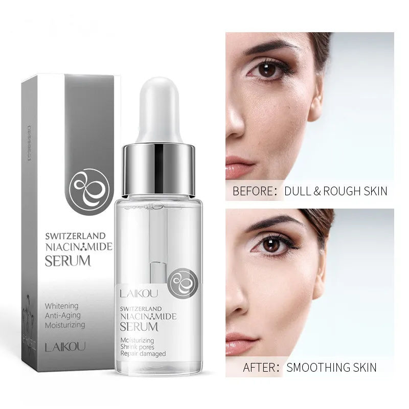 

New Product Skin Serum Shrink Pore Repair Damaged Face Treatment, Transparent