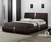 Simple concise modern leather platform bed frames
