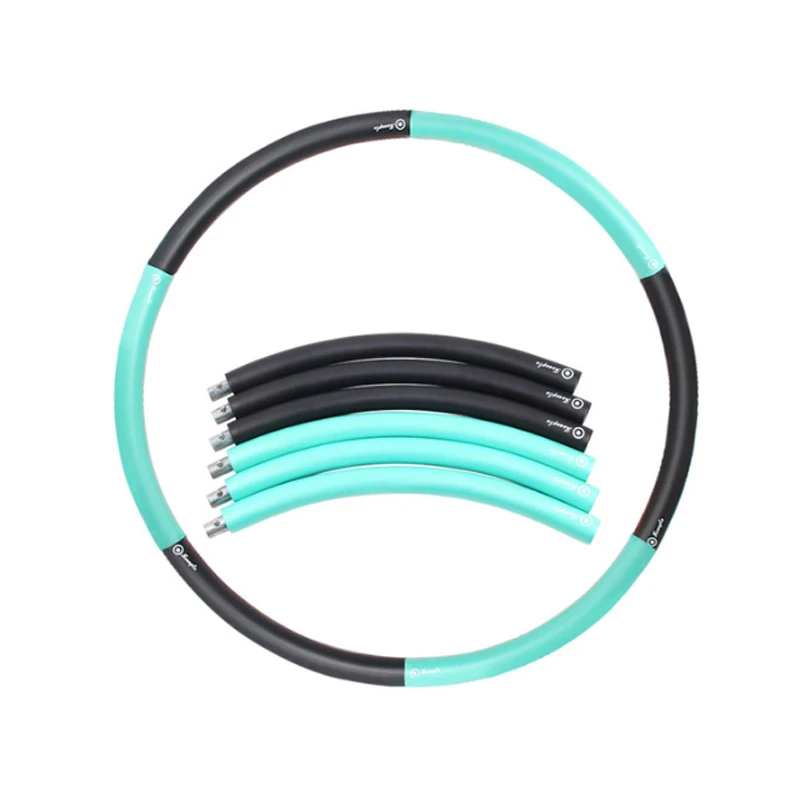 

Adults Stainless Steel Body Building Hula Circle Fitness Thin Waist Detachable Weighted Hula Ring, Picture