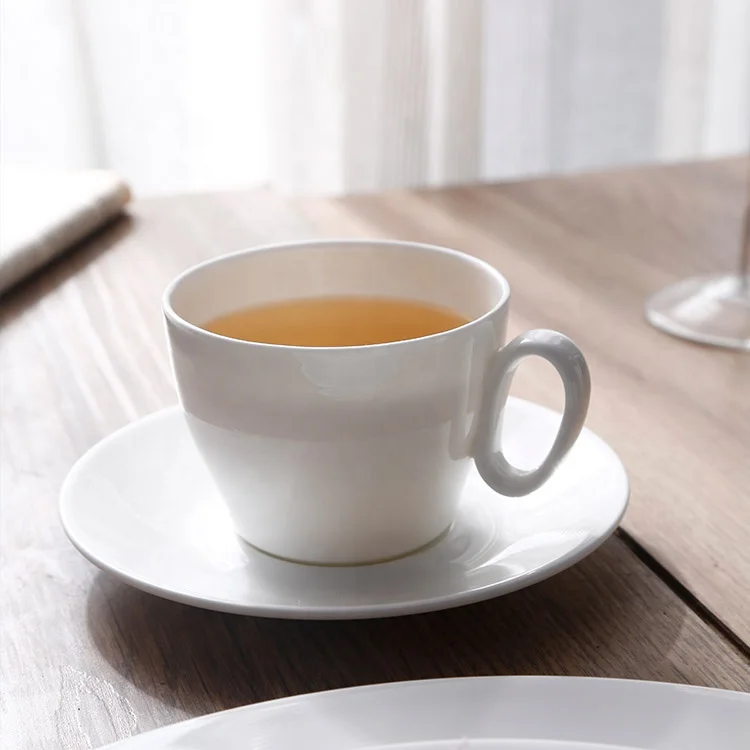 ceramic tea cup and saucer set