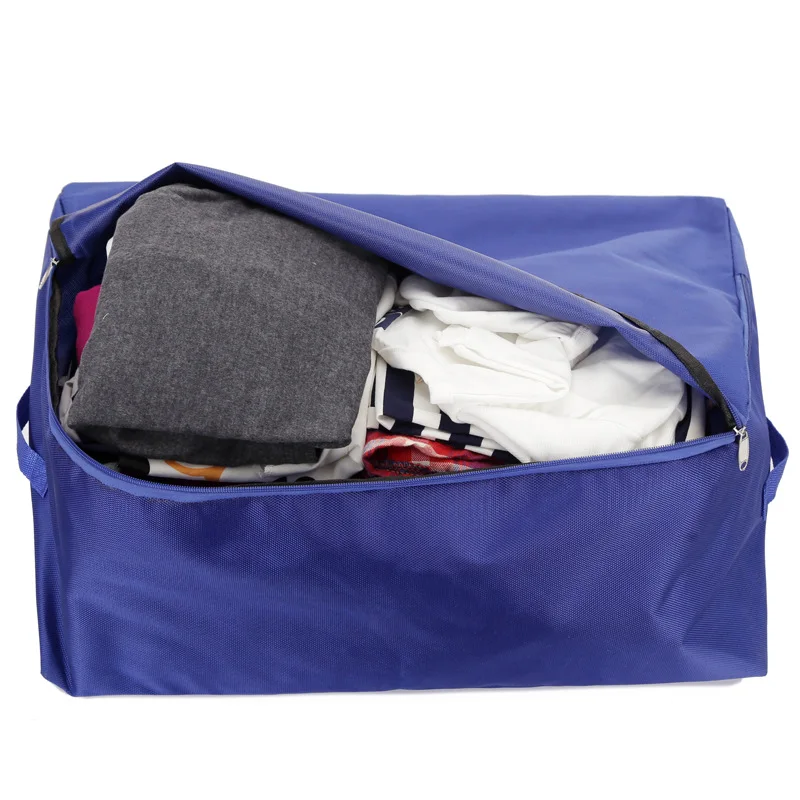 Practical Solid Color Waterproof Large Capacity Thick Oxford Household Quilt Storage Bag Clothes