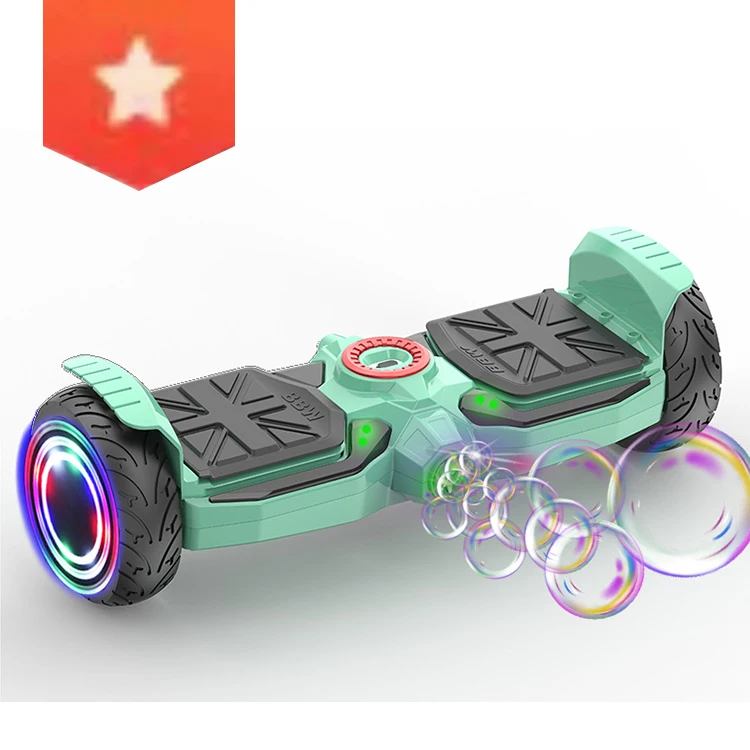 

2021 NEW GIFT DESIGN AMAZON HOT SELLING BUBBLE 8INCH HOVE RBOARD 250W DUAL MOTOR HOVER BOARD