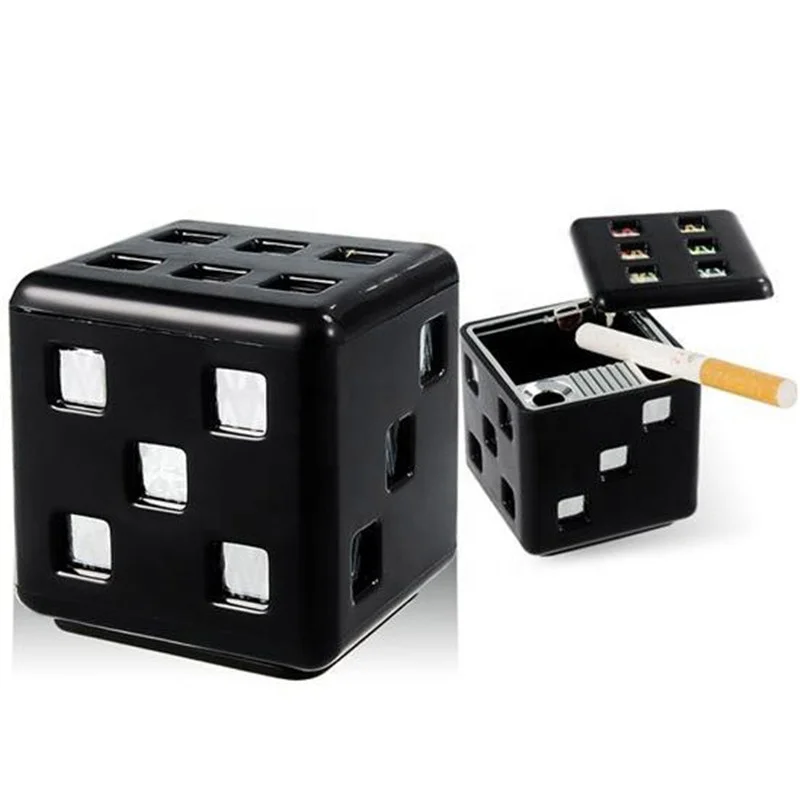 

Creative Dice Car Ashtray Plastic Ashtray Car Household Ashtray, Picture