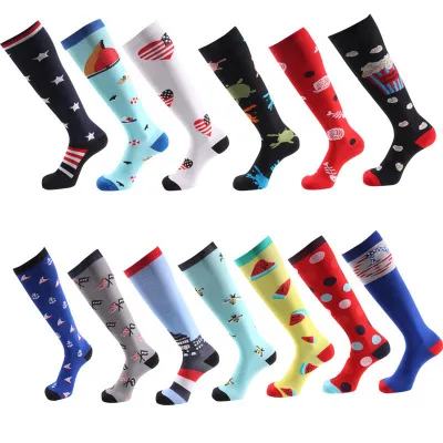 

CS11-It socks Compression knee high Socks, happy Compression Socks, Picture