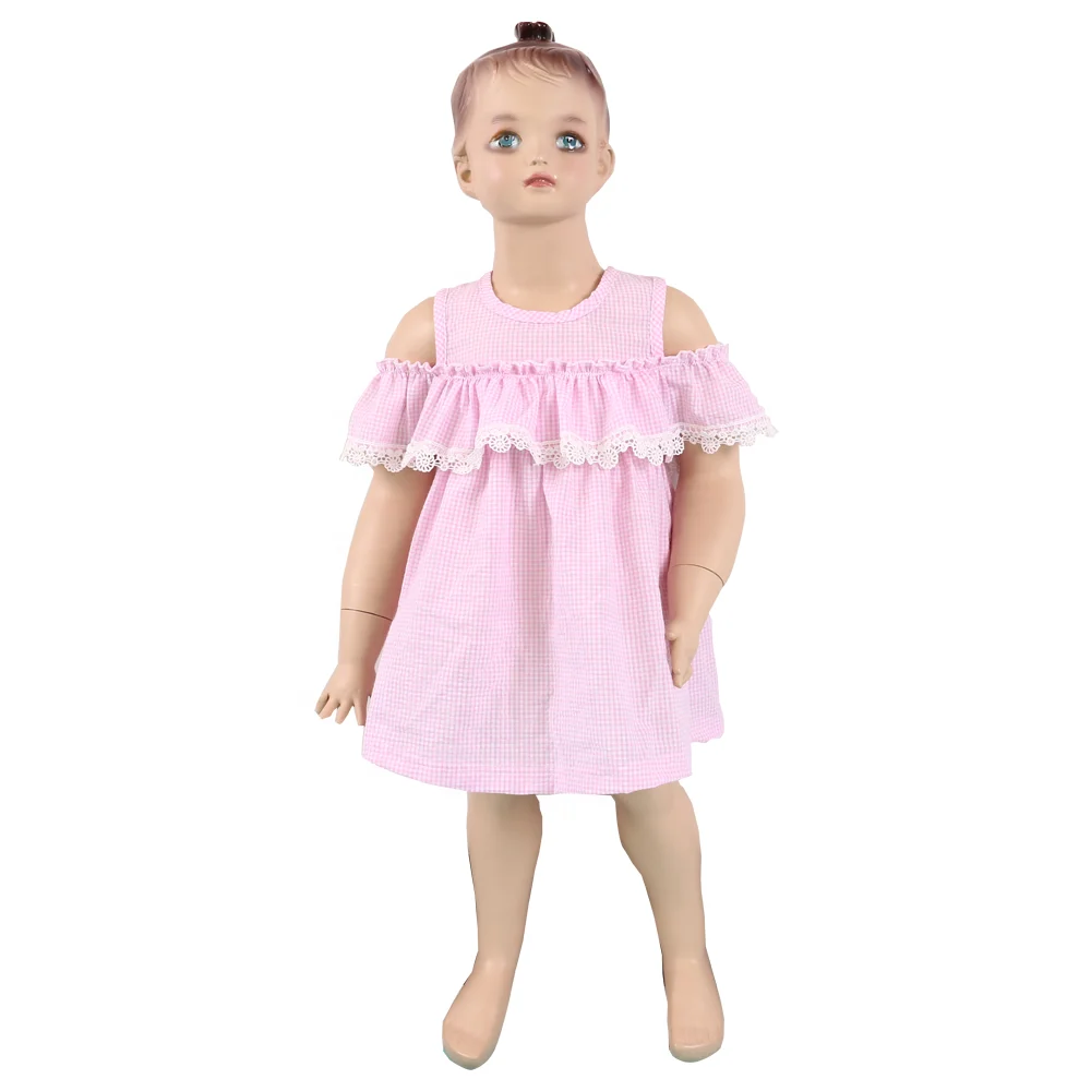 

New arrival 2019 girls summer party dresses seersucker children wear dress fancy baby girl dresses, All colors on the color chart are available