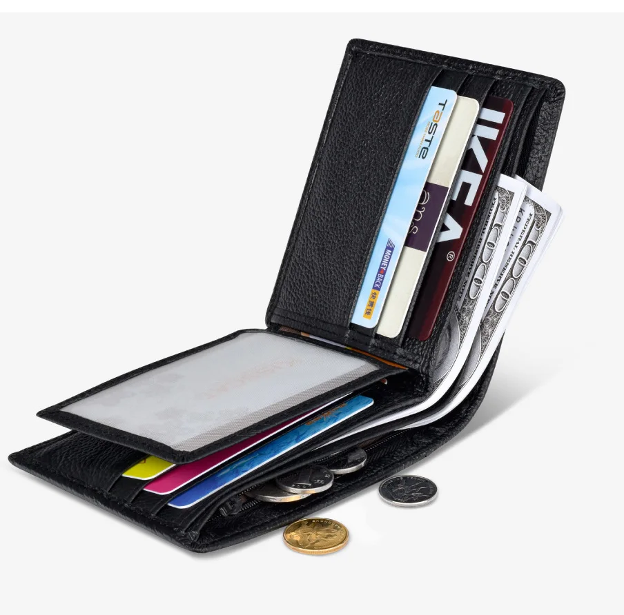 

New fasahion Men and women's smart wallet Credit Bank card holder fashion purse Aluminum alloy Business Casual Mini Brand