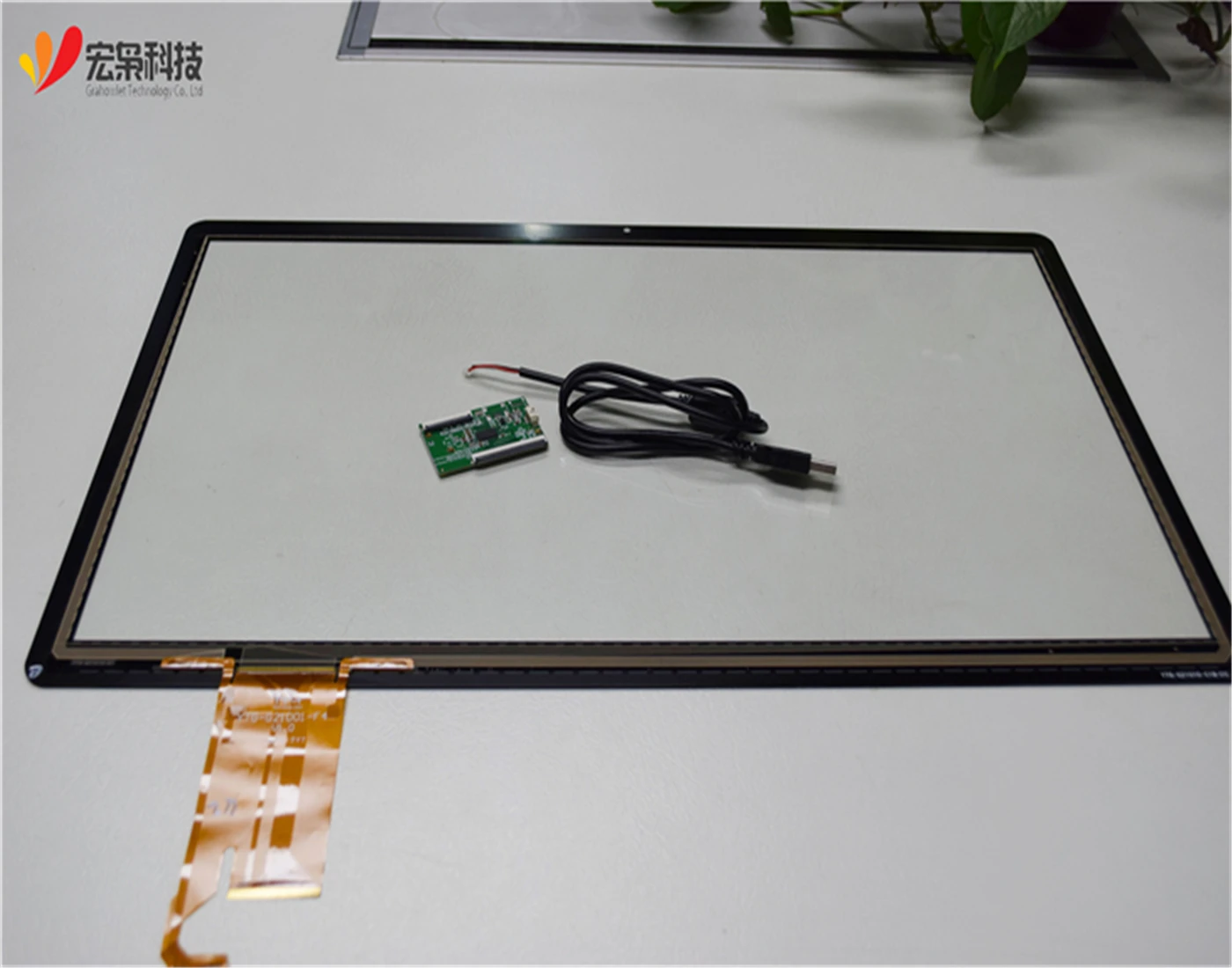 
Custom size PCAP touch screen 21.5 inch projected capacitive touch glass panel for raspberry pi 