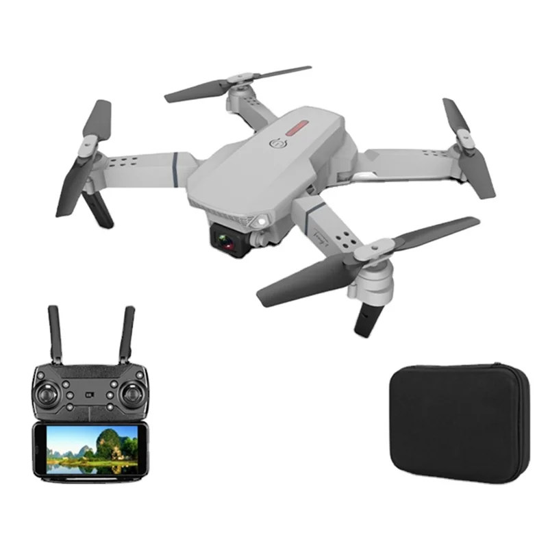 

WiFi FPV Drone with Dual 4K HD Camera and Wide-Angle Live Video E88 Drone