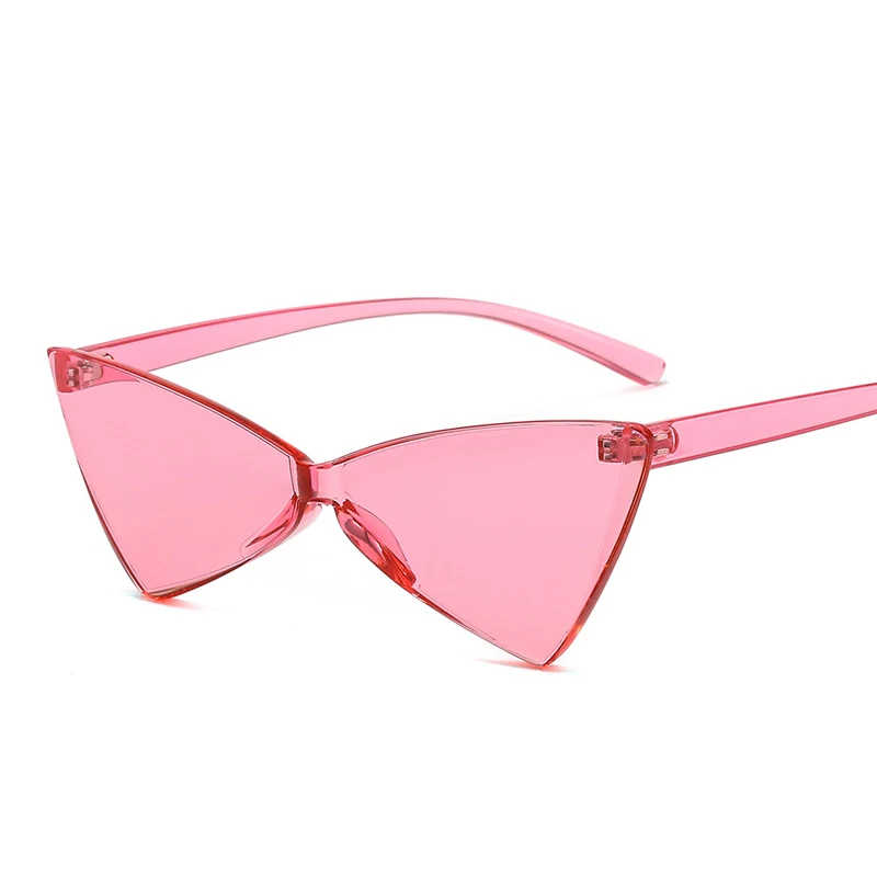 

Newest fashion design plastic sun glasses shades custom fashion triangle design party butterfly cateye sunglasses women