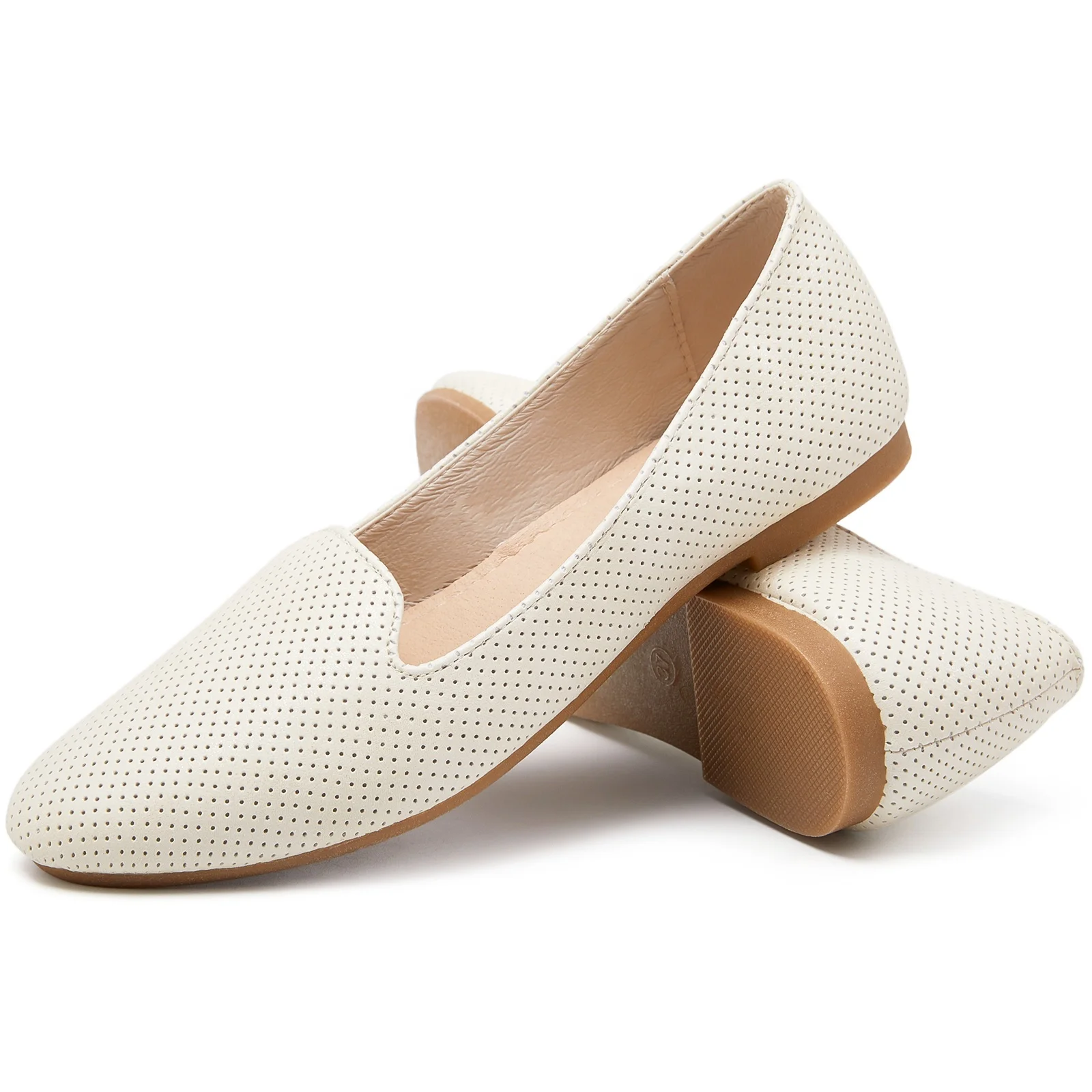 

Women Flat Shoes New Arrivals 2020 Custom White Shoes for Women with Low Price, Black and beige