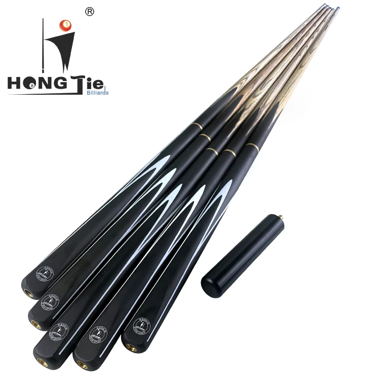 

Hongjie Billiards Economic Snooker Cue, Ash wood snooker cue ,3/4 style snooker cue