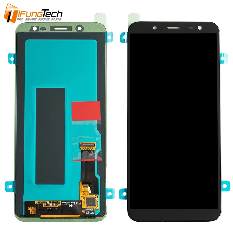 

High quality OLED For Samsung J6 Touch screen Mobile Phone Touch Digitizer Assembly For Samsung Galaxy J6 J600 LCD display, Black