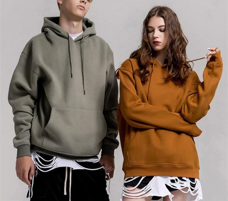 

custom logo embroidered unisex cotton heavyweight pullover hoodie s heavy fleece oversized men's fleece hoodies sweatshirts