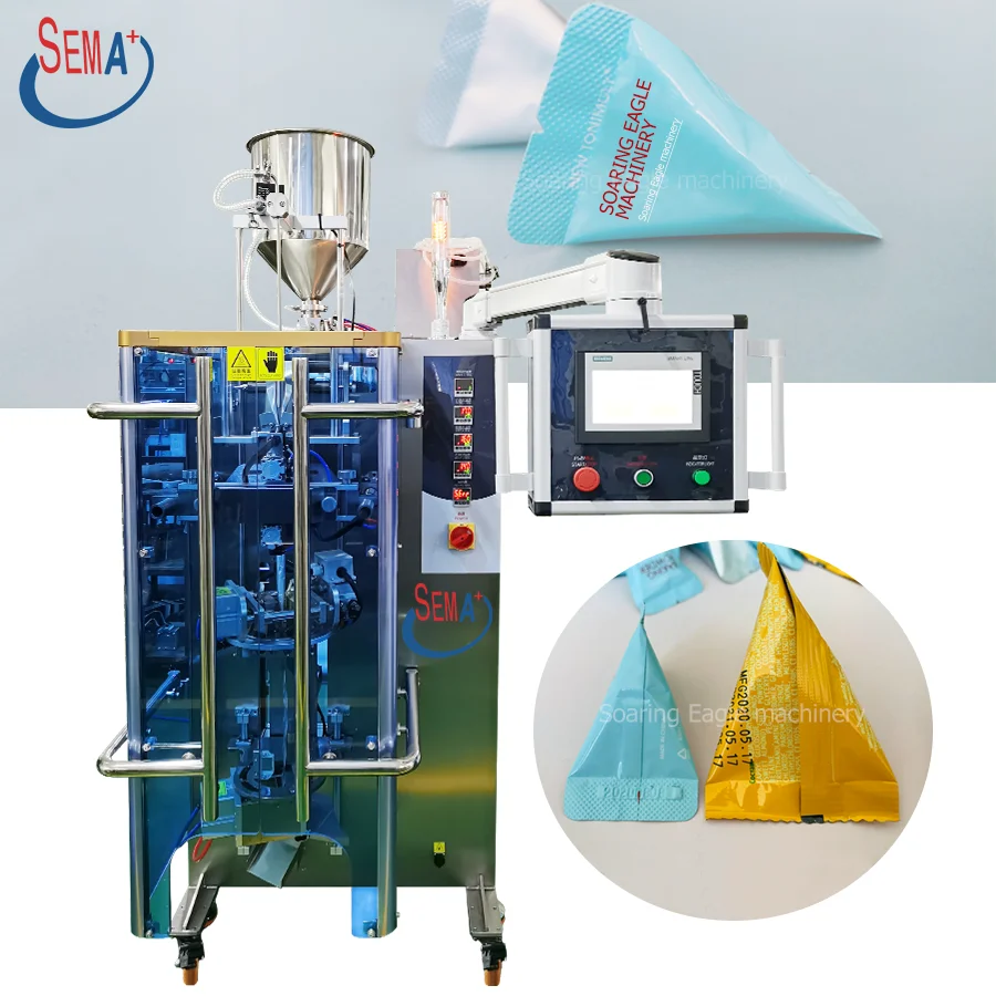 

Automatic Small Vertical Sachets Triangle Food Coffee Grain Tea Candy Snack Bag Filling Weight Packing Machine