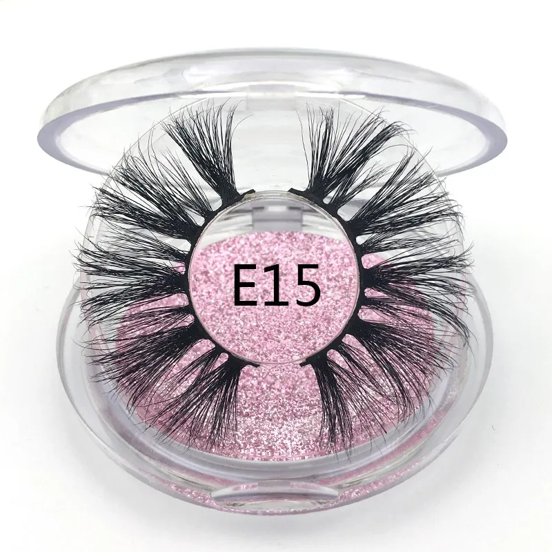 

Mikiwi Wholesale False Eyelash Packing Box Full Strip Eye Lash Private Label 100% Real Mink Fur Lashes 25mm 3D Mink Eyelashes