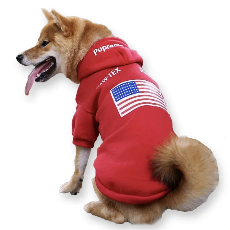 

Wholesale Sportswear Plush Warm Fashionable Luxury Designer Puppy Dog Apparel Clothes Ropa Para Perros Hoodies, Customized color