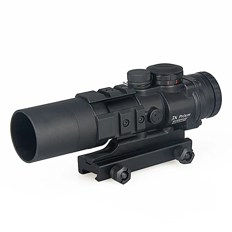 

Long distance rifle scopes 3X tactical airsoft good hunting scope, Black