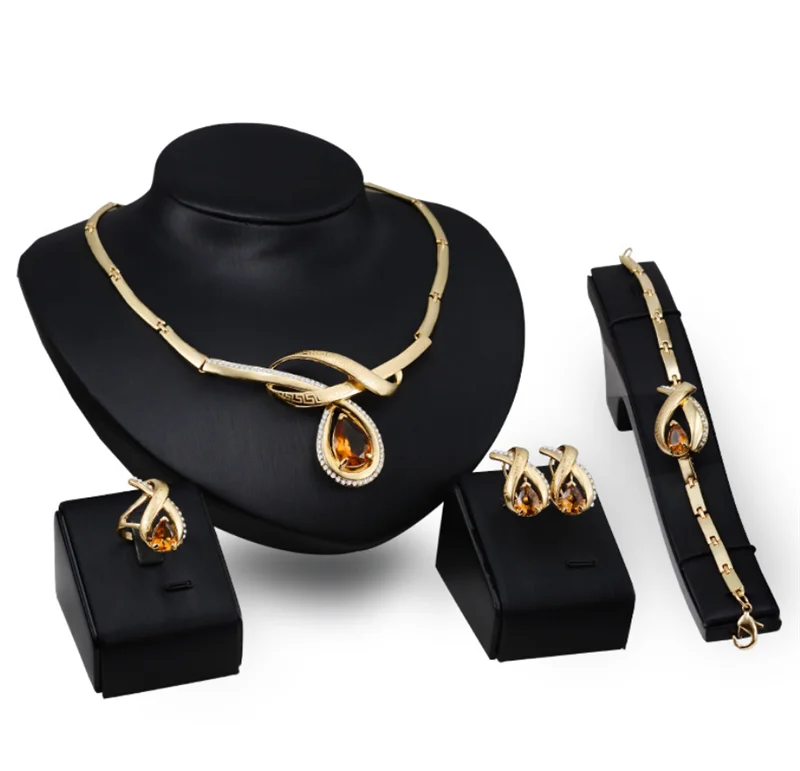 

Vintage Jewelry 8MM Bracelet Necklace Sets Gold Silver Color Stainless Steel Fashion for Women Gift Party Geometric Classic Type